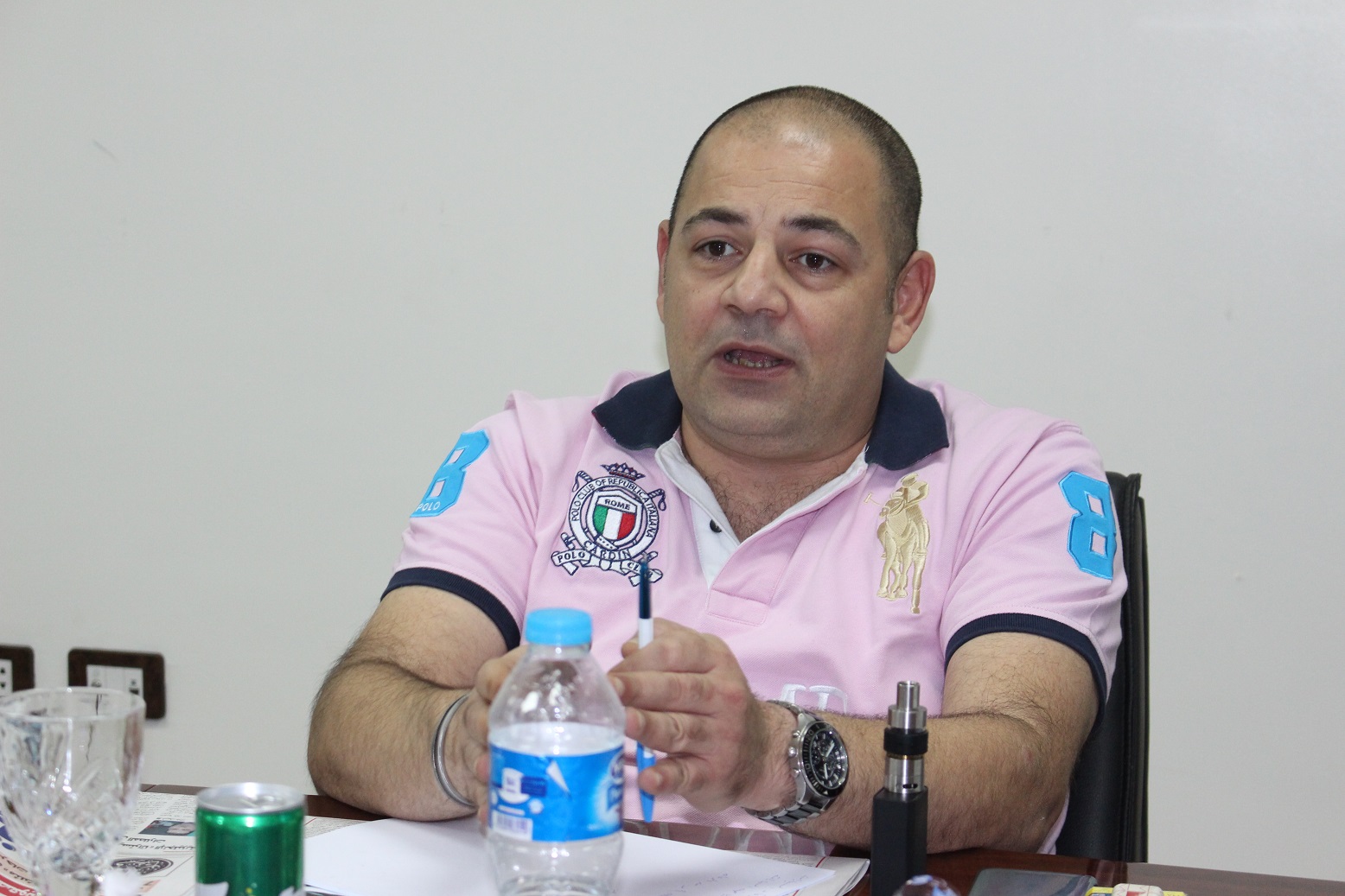 Egyptian professional automotive sports and car racer Tamer Bashat (DNE Photo)