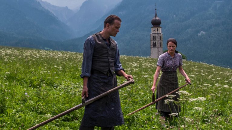 A Hidden Life follows the real-life story of Austrian farmer Franz Jägerstätter (August Diehl) who refuses to fight for the Nazis in World War II.