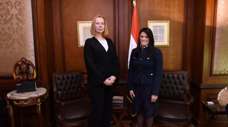 Malinne Blomberg and Rania Al-Mashat