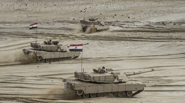 Egyptian army tanks during a military exercise Daily News Egypt