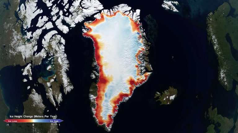 GreenLand ice sheets Credits: NASA's Goddard Space Flight Center