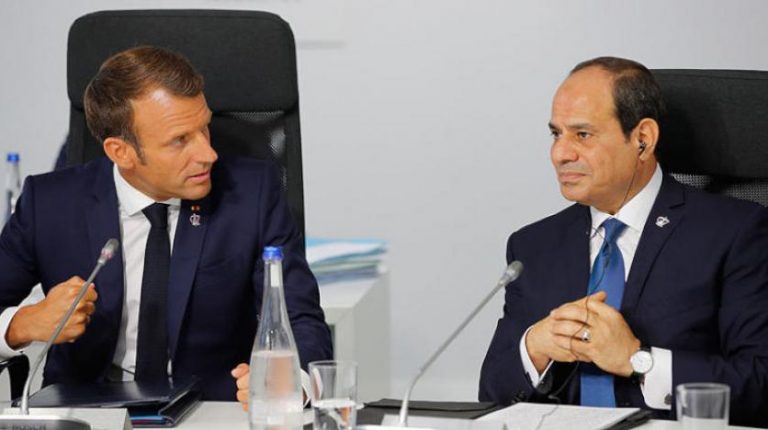 Al-Sisi, Macron stress the need for political solution in Libya, reject foreign interference