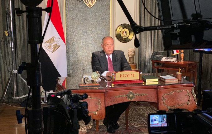 Egypt's Minister of Foreign Affairs Sameh Shoukry Addressing UN Security Council session on The Grand Ethiopian Renaissance Dam (GERD)