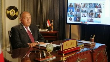 Egypt's Minister of Foreign Affairs Sameh Shoukry Addressing UN Security Council session on The Grand Ethiopian Renaissance Dam (GERD)