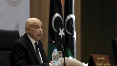 President of the Libyan House of Representatives Aguila Saleh