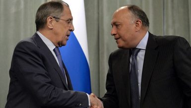 Egypt's Minister of Foreign Affairs Sameh Shoukry with Russian Foreign Minister Sergey Lavrov Daily News Egypt