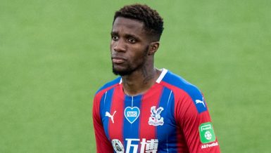 Crystal Palace forward Wilfried Zaha