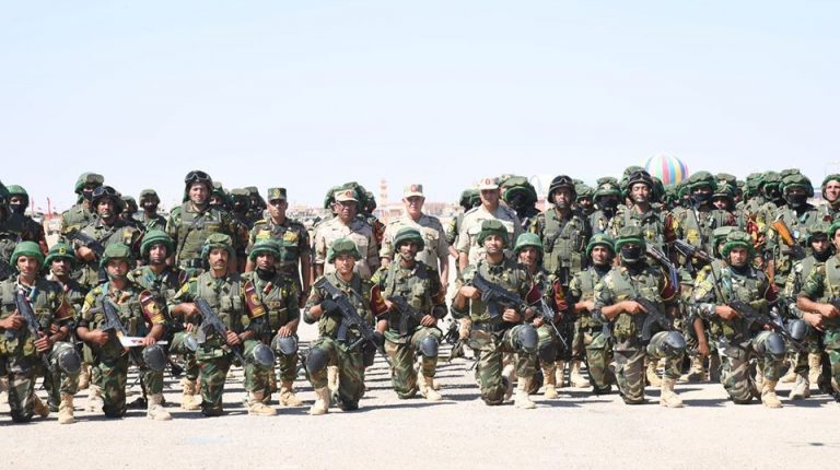 Egypt's Chief of Staff for the Armed Forces Mohamed Farid inspected, on Monday, the combat readiness of Egyptian troops stationed in the Western Strategic Front, according to an army statement.