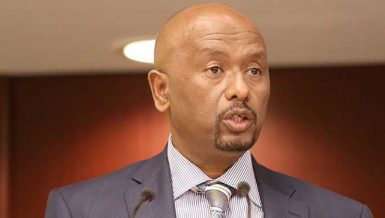 Ethiopia’s Minister of Water, Irrigation, and Energy Sileshi Bekele Grand Ethiopian Renaissance Dam GERD filling