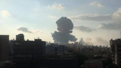 Large explosion hits Lebanon's capital Beirut
