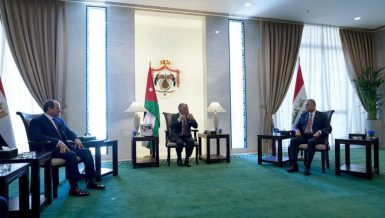 President Abdel Fattah Al-Sisi with King Abdullah II of Jordan and Iraq’s Prime Minister Mustafa Al-Kadhimi Daily News Egypt