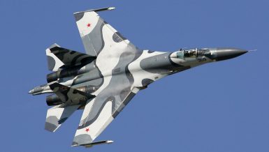 Russian Su-27 fighter jet