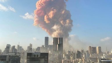 On Tuesday, a massive explosion rocked Beirut port area, after a huge fire erupted among flammable materials stored in a warehouse.