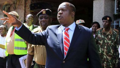 Kenya Interior cabinet secretary, Fred Matiang'i ordered the immediate freezing of funds and property attached to nine Kenyans, alleged to finance al-Shabab terror activities in the country and Somalia.