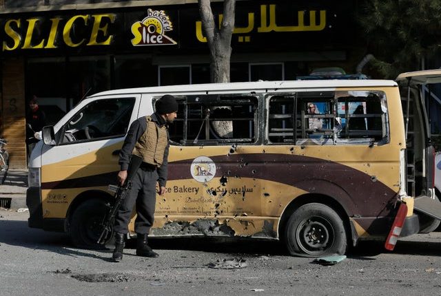 Pakistan on Wednesday condemned blasts in Afghanistan's central Bamiyan city and said that the spike in attacks in public places in Afghanistan is an attempt of those who want to harm the country's peace process. Afghanistan Kabul ISIS Talaban
