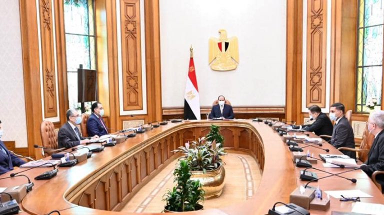 Egypt’s President Abdel Fattah Al-Sisi received, on Monday, General Manager of the Russian Nuclear Energy Corporation (Rosatom) Alexei Lykhachov, to discuss the implementation progress of the Dabaa nuclear power plant.