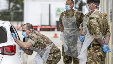The British military forces will remotely support mass testing of secondary school students in England and be on standby to provide in-person support at short notice if needed, the British Ministry of Defence said Tuesday.