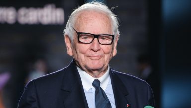 French fashion designer Pierre Cardin