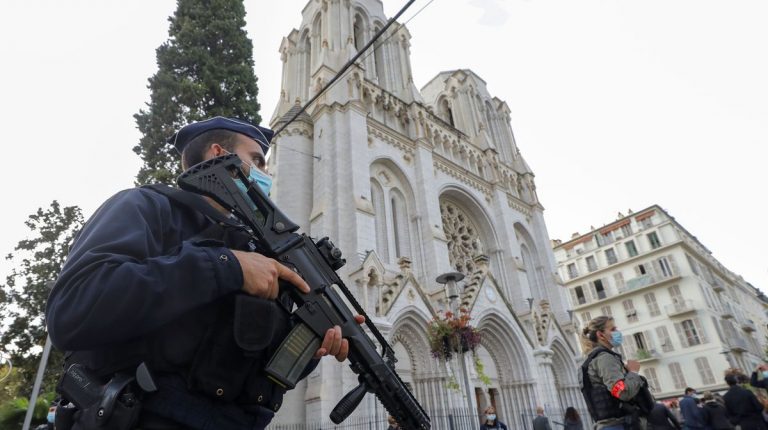 Church terror attack in the city of Nice in France