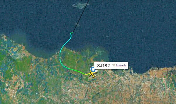 49 minutes ago The New York Times Indonesia Loses Contact With Plane Over Java Sea