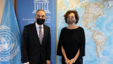 Egypt's permanent representative to UNESCO presents credentials