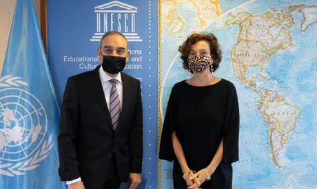 Egypt's permanent representative to UNESCO presents credentials