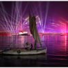 Fireworks light up Tahya Misr Bridge during New Year celebrations in Cairo, Egypt, on Jan. 1, 2021. (Xinhua/Ahmed Gomaa)