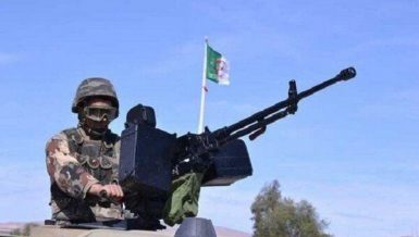 Four armed militants and two soldiers were killed on Saturday in a counterterrorism operation in northwest Algeria, the Defense Ministry said in a statement.