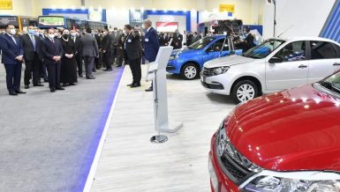 Egypt's President Abdel Fattah Al-Sisi inaugurated, on Monday, the country’s first Go Green Exhibition to showcase technologies for converting vehicles to run on natural gas.