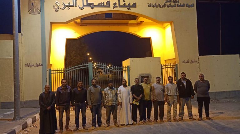 12 Egyptian drivers detained in Sudan return home safely