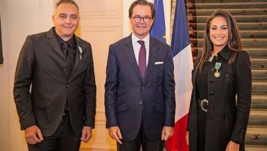 Hend Sabry, Mohamed Hefzy receive France’s Order of Arts and Letters