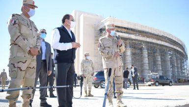 Egypt’s President Abdel Fattah Al-Sisi undertook an inspection tour of the New Administrative Capital (NAC)