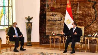 Al-Sisi, Jordan Prime Minister discuss bilateral cooperation, regional issues