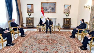 Al-Sisi, Iraq Foreign Minister discuss bilateral relations in Cairo