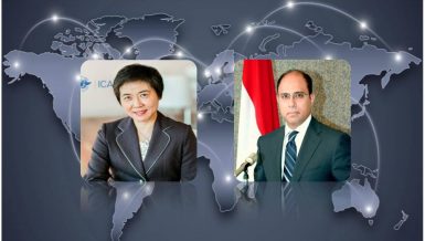 Egyptian Ambassador, ICAO Secretary General discuss COVID-19 impacts on global civil aviation