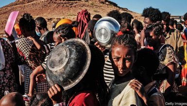The Ethiopian Red Cross said Wednesday that 80 percent of the country's conflict-hit Tigray region was cut off from humanitarian assistance and warned tens of thousands could starve to death.
