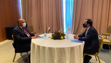 Egyptian FM meets Cypriot counterpart during visit to Athens