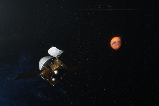 China's Tianwen-1 probe, including an orbiter, a lander and a rover, successfully entered Mars orbit on Wednesday after a nearly seven-month voyage from Earth.