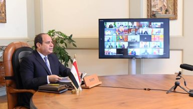 Egypt's President Abdel Fattah Al-Sisi asserted, on Saturday, the importance of strengthening joint African efforts to combat the repercussions of the novel coronavirus (COVID-19) pandemic on the continent’s economy, health, and security.
