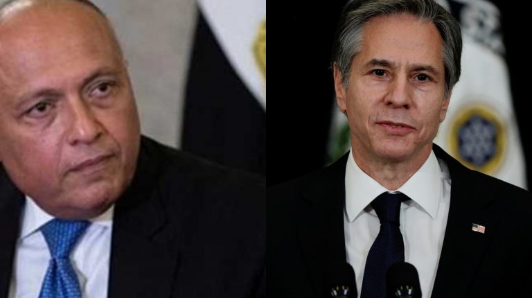 Egypt's Foreign Minister Sameh Shoukry received, on Tuesday, a phone call from his US counterpart Antony Blinken. The US Secretary affirmed that he looks forward to strengthening Egypt-US partnership, adding that bilateral security interests must align with mutual respect to democracy, human rights, and civil society.