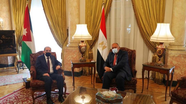 Egypt, Jordan Foreign Ministers affirm Arab stance on Palestine