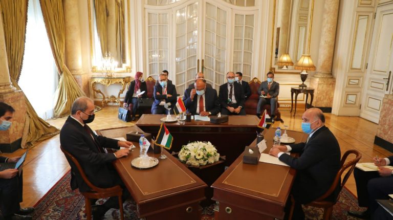 Egypt, Jordan, Iraq Foreign Ministers discuss joint cooperation path