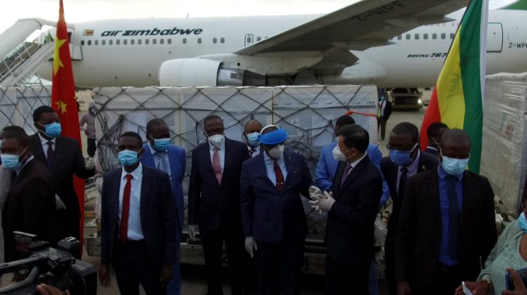 Zimbabwe receives 1st batch of COVID-19 vaccines from China
