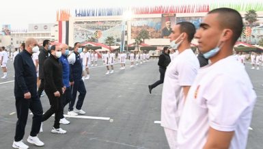 President Al-Sisi inspects Military Academy, praises readiness of cadets