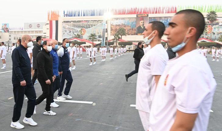 President Al-Sisi inspects Military Academy, praises readiness of cadets