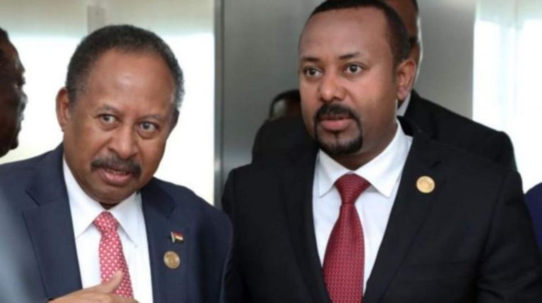 Ethiopia PM with Sudan PM