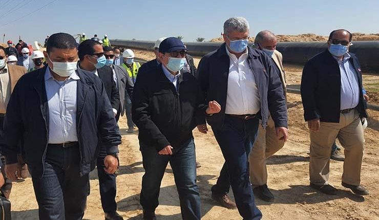 Petroleum Minister inspects gas pipeline project in New Alamein
