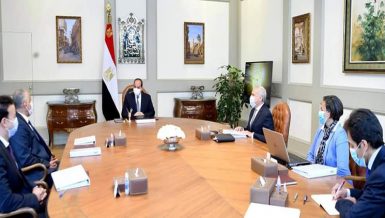 Egyptian President Abdel Fattah Al-Sisi met, on Sunday, with some officials from the Central Bank of Egypt (CBE), where he directed the institution to launch a new mortgage finance programme with a 3% interest rate.