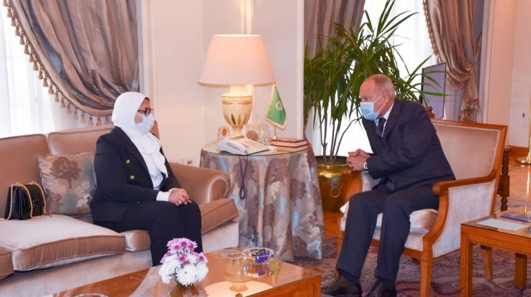 Egypt’s Health Minister, Aboul Gheit discuss support for Arab countries amid COVID-19