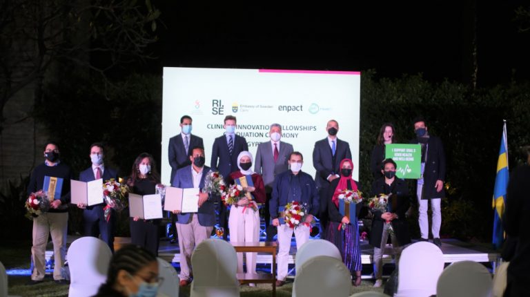 Swedish Embassy, enpact host hybrid graduation ceremony for Healthcare Innovation Programme in Egypt
